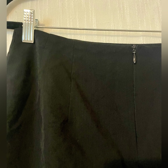 Vintage Black Wool Skirt - Picture 4 of 8